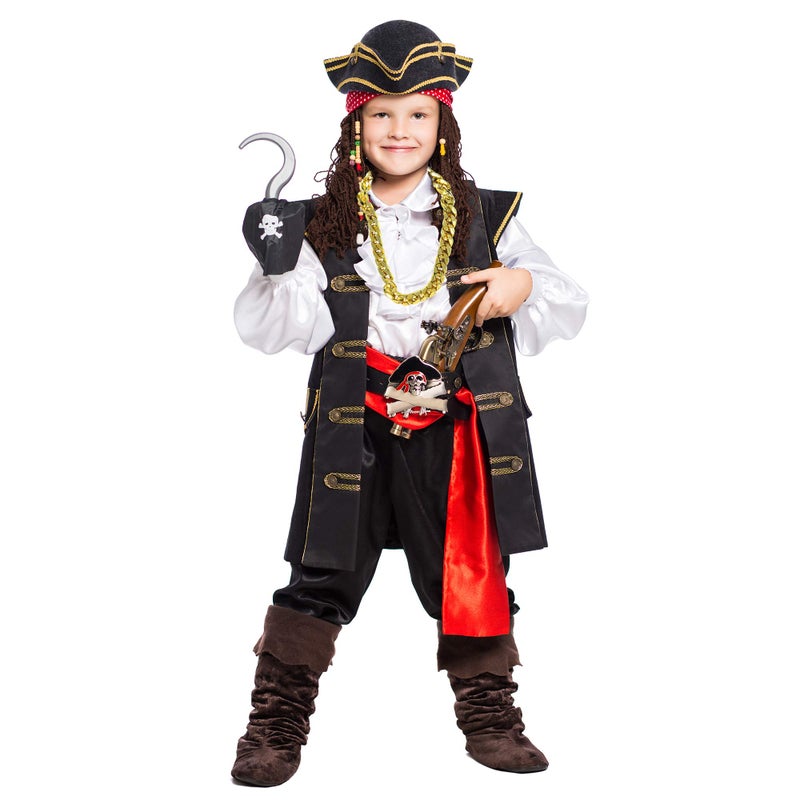 Skeleteen Rapper Gold Chain Accessory - 90s Hip Hop Fake Gold Costume Necklace - 1 Piece For Children - Image 2